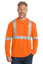 CornerStone  ANSI 107 Class 2 Long Sleeve Safety T-Shirt. CS401LS